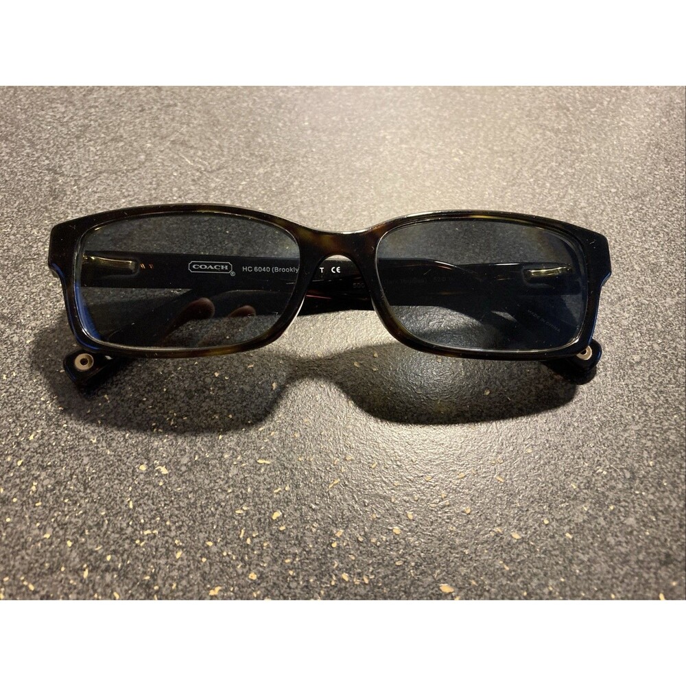 Coach New York Eyeglasses HC 6040 Brooklyn 5001 Dark Tortoise 52-16-135 FRAMES!